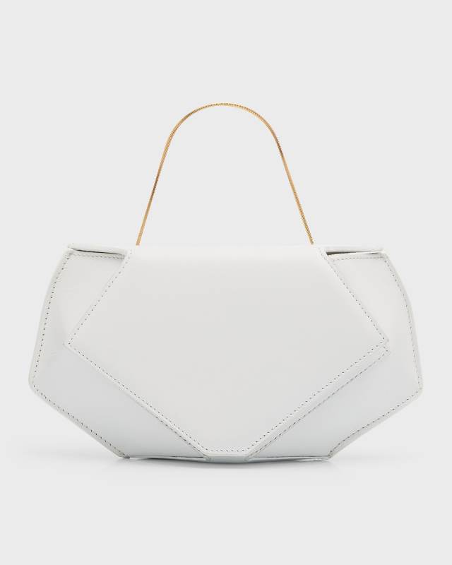 Mae Evening Clutch Bag in Leather
